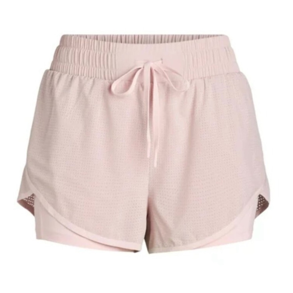 New Live & Sports Light Pink Athletic Exercise Workout Shorts 2X XXL 20